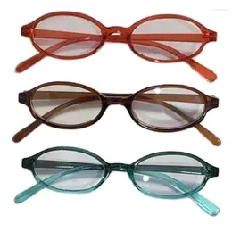 Sunglasses Frames Harajuku Oval Frame Glasses Vintage Carnival Eyeglass For Y2k Teens Taking Po