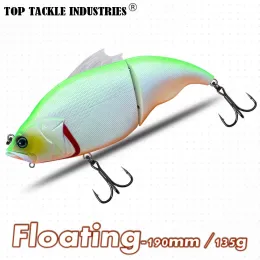 Lures CF Lure Fishing Lure Floating Swimbait 190mm 135g Color 17 Vibration Lipless Lure Hard Baits Crankbait Jointed Fishing