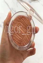 Luxury Brand Clear Frosted Highlighters champagne and rose gold 2Color Girl Face Makeup Brozers with high quality1942680