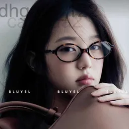 Tasarımcı Güneş Gözlüğü Tasarımcı Miao Family Show Stil Yuvarlak Çerçeve Düz Yüz Gözlükleri Zhao Lusi ve SMU04Z 47NK H8SR