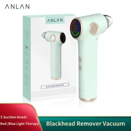 Бутылки Anlan Blackhead Remover Vacuum Light Therapy Care Care Chemer Chemer Deep Pore Cleaner Pimple Tool Инструмент очистки лица