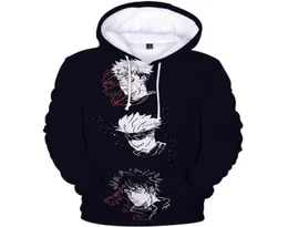 일본 애니메이션 Jujutsu Kaisen 코스프레 의상 Itadori Yuji Fushiguro Megumi Zenin Maki Inumaki Toge Unisex 3d Hoodies 스웨트 셔츠 3176042