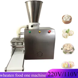 Máquina formadora de bolinho de massa 110V 220V Máquina de fazer pão de pelúcia Wonton Shaomai no vapor