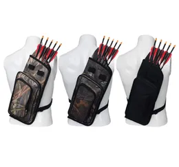 Arrow Quiver Adjustable Archery Bag Hunting Back Arrow Quiver Tube with Back Strap Archery Arrow Case Holder8409145