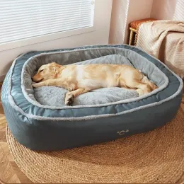 Mats Big Dog Bed Sleeping Mat Winter Floor Sofa Removable and Washable Pet Kennel Winter Beds for Large Dog Labrador Bed Pets Bed