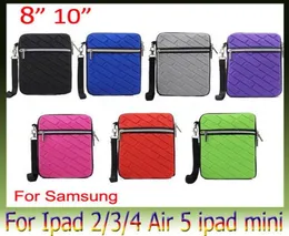 حقيبة حقيبة حقيبة لـ iPad 234 Air2 Air 2 5 Mini Samaung Tablet PC Bag Bag 100pcs DHL 3097624