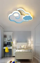 Clouds Modern led ceiling lights lustre led Children room Kids Bedroom PinkBlue color Minimalism led ceiling lamp home lighting4540217