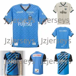 24 25 Kawasaki Frontale Ryota Mens 축구 유니폼 플레이어 버전 Kurumaya Yu Yamane 홈 어웨이 축구 셔츠 짧은 슬리브 축구 유니폼