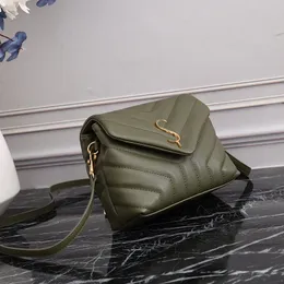 Designerväskor Crossbody Women Bag axelväskor Loulou Y-formad axelväska Purse Cowhide Classic Mini Messenger Bag