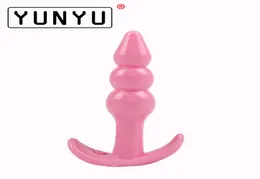 1pc anal plug geléia brinquedos real sentimento de pele adulto brinquedos sexuais produtos sexuais butt plug juguetes para homens mulheres 2 estilo c181127019982627