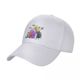 BERETS 170 PIKMIN IDEA GAME ART UNISEX CAPS 야외 트럭 운전사 야구 모자 스냅 백 통기 가능한 Casquett Custable Polychromatic Hats