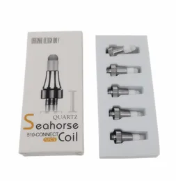 Lokah Seahorse Bobinas de substituição de quartzo 5PCSPACK para PRÉ-AQUECIMENTO VV 2 EM 1 DIP DAB cera VAPORIZADOR aquecedor8878941