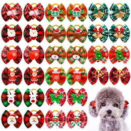 50100 Stück Hundeschleifen Weihnachten Haarschmuck Gummibänder Heimtierbedarf für die Hundepflege 240220