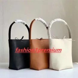 The Row Tote Bag For Woman Luxurys Handbag Designer Shoulder Bucket Womens Bags Genuine Leather Pochette Crossbody Clutch Medium Large Drawstring