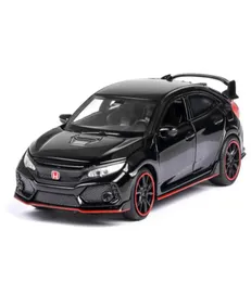 132 HONDA CIVIC TYPER Diecasts Toy Vehicles Metal Car Model Sound Light Collection Car Toys For Children Christmas Gift T191217614416