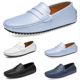 Sapatos de vestido primavera outono verão cinza marrom branco masculino baixo superior respirável sola macia sapatos sola plana homens GAI-61