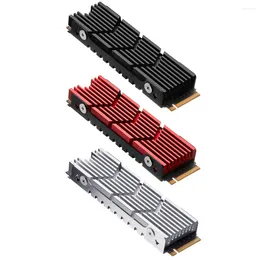 Computerkühlungen M.2 NVMe SSD Kühlkörper mit Thermal Pad Wärmekühler M2 2280 Solid State Festplattenspüle Aluminiumkühler für PC / PS5 Spiel