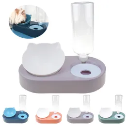 Supplies 2in1 Haustier-Katzennapf, Wasserspender, automatischer Wasserspeicher, Katzenfutternapf, Wasserbehälter, Kätzchen, trinkende Hunde, Futterspender, Wasserspender