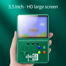 Oyuncular 1pcs Mini Plus Portable Retro Handheld Oyun Konsolu 3.5inch IPS HD Screen Çocuk Hediye Linux Sistemi Klasik Oyun Emülatörü