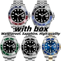 Movimento relógios de alta qualidade relógio masculino 40mm safira vidro aço inoxidável dial sólido super luminoso relógios à prova dwaterproof água designer n01