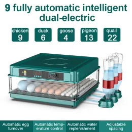 Accessori 915 Incubatore di uova per la quaglia dell'oca per pollo Attrezzatura di incubazione automatica Strumenti di incubazione di incubazione UE/US/UK