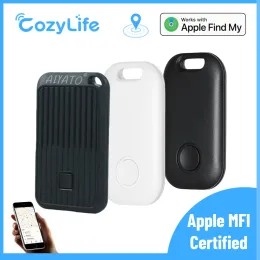 Controle CozyLife AIYATO Tag, funciona com Apple Find My APP iOS System, Mini GPS Tracker Bluetooth Smart Locator Key Finder IP67 à prova d'água