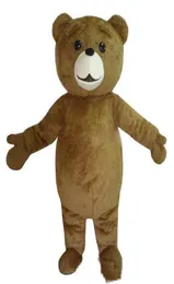 2019 خصم مصنع TED TED Teddy Bear Mascot Costume Shpping3535012