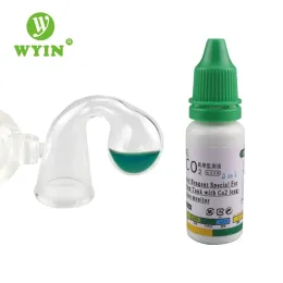 المعدات Wyin Aquarium CO2 مؤشر حل الخزان السائل اختبار درجة الحموضة على المدى الطويل عداد فقاعة CO2 لجودة ADA النباتية