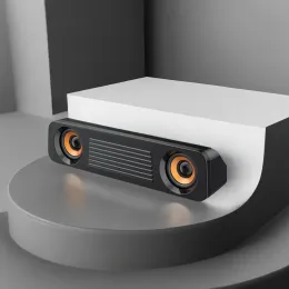 Tel PC Hoparlör ile TV için Soundbar Soundbar Taşınabilir USB Oyun Hoparlör Projektör Kablolu Ev Ses Çubuğu
