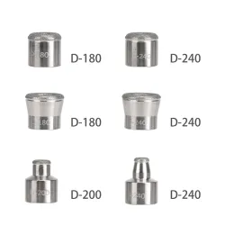 Removedores 6 PCS Substituição Diamante Microdermoabrasão Dermoabrasão Dicas de Aço Inoxidável Microdermoabrasão Pontas de Diamante Substituição