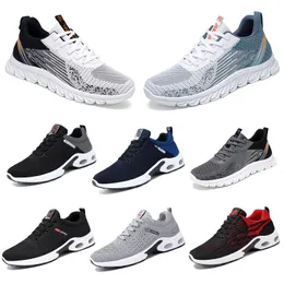 Gai 2024 New Men Women Shoes Running Flat Shoes 부드러운 단독 단독 흰색 붉은 bule 편안한 패션 안티 스티드 큰 크기