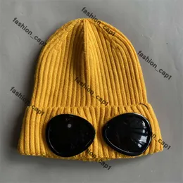 Cp Compagny Entreprise Cp Cap Cp Comapnys Cp Companys Designer Hat Two Lens Glasses Goggles Beanies Men Knitted Skull Caps Outdoor Women Winter Bonnet Bucket Hat 400
