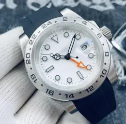 Herren- und Damen-Explorer-Uhr mit automatischem mechanischem Uhrwerk, vollständiger Edelstahlverschluss, blau-schwarzer Keramik-Saphir-Air-King-Armbanduhr, Supermontre de Luxe