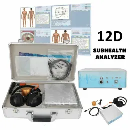 Analizör 12d NLS Hücre NLS Aura Çakra Iris Tarayıcı Alt Vücut Analizörü Doğrusal Analizör Biyo Analiz Kuantum Bioresonance