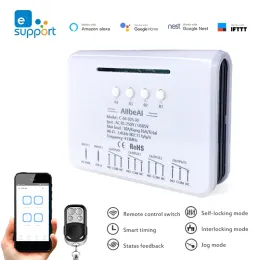 Steuerung eWeLink Smart Remote Control Wifi Switch Modul 1CH 4CH DC 12V 24V 32V 110V 220V Inching Selflocking RF433 Empfangen 4-Wege-Relais