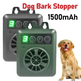 Deterrents Ultraschall-Hundevertreiber, tragbar, leistungsstarker Ultraschall-Bellstopper, Haustierhund, Anti-Lärm, Anti-Bell-Welpen-Stopp-Bell-Repeller