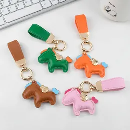 Designer Brand Keychain Key Chain Men Soon have money cute pony key chain pendant couple leather cartoon pendant exquisite school bag holiday gift