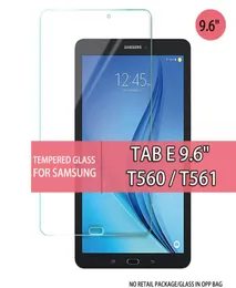 Tablet Tartle Glass Screen Protector dla Samsung Galaxy Tab E T560 T561 96 -calowy szkło w Bag 6185596