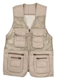 mens utility multi pockets hunting fishing shooting hiking vest waistcoat7334624