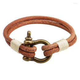 Braccialetti con ciondoli CIBOCIBO Bracciale da uomo di lusso 2024 Design vintage di marca Bracciale in corda Retro Trendy Fashion Pulsera Hombre Uomo Regali