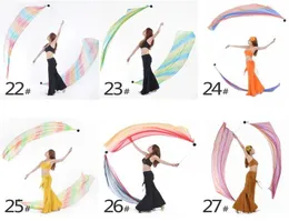 belly dance veil poi 1 set 1veils 1poi chains multicolour 31 colors belly dance accessories dance handball fabric hot ZZ