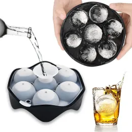 Tools Round Silicone Ice Cube Mold Ball Maker Customized Whisky Reusable Trays Bpa Free Ice Mould With Removable Lids Mold Ball