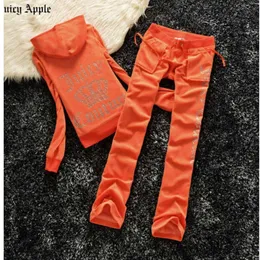 2024 Juicy Apple Tracksuit Kobiety Spring Autumn New Leisure Sport Suit Zapip Sweater Hoodie