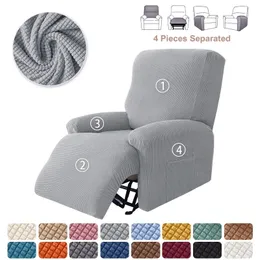 Polar Fleece Recliner Sofa Sofa Cover Elastic All 포함 소년 의자 덮개 편안한 안락 안락 의자 소파 커버 가구 거실 240228