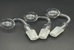 QBSOMK 14 mm 18 mm przezroczysty gęstość Pyrex Glass Olej Rurka Rura Hookah Męskie połączenie żeńskie do rur wodnych Bong Dab Rig Bowl2721137