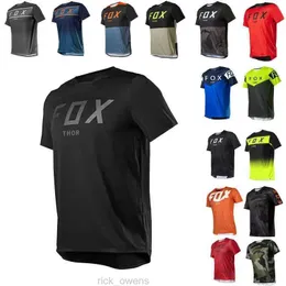 2021 Motocross Mountain Enduro Rower Rower Rower Moto T-shirt F Thor Women Men Cycling Jersey MTB koszulki BMX