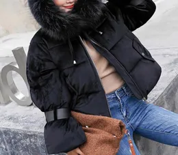 Large Natural Raccoon Fur Hooded Winter Down Coat Women White Duck Down Jacket Thick Warm Parkas Female Outerwear5065836