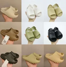 Kids Eva Foam Runner Slippers Baby Shoe Boys Girls Designer Antiskid Sneakers Kid Tainers Slides Toddlers Infants Childrens Desert Shoes Bone Resin Sandals7s