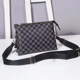 Luxurys designers Double sided shoulder bag Man Briefcases fashion Handbag Bolsas Messenger Bag Crossbody Bag purse