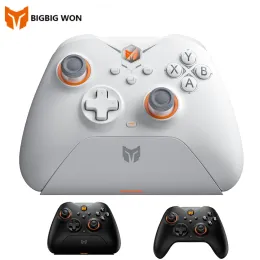 Ohrhörer BIGBIG Won kabelgebundener kabelloser Gamecontroller Hall-Effekt-Triggerfunktion 2,4 G Bluetooth-Gamepad für Nintendo Switch PC iOS Android